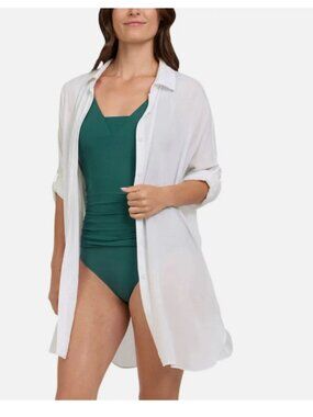 Lands' End Ladies' Swim Cove White Size M/L